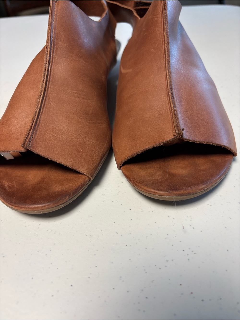 Brown Suede Woman’s Sandals - Brown